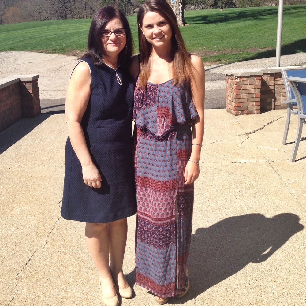American Eagle Maxi handkerchief Dress
